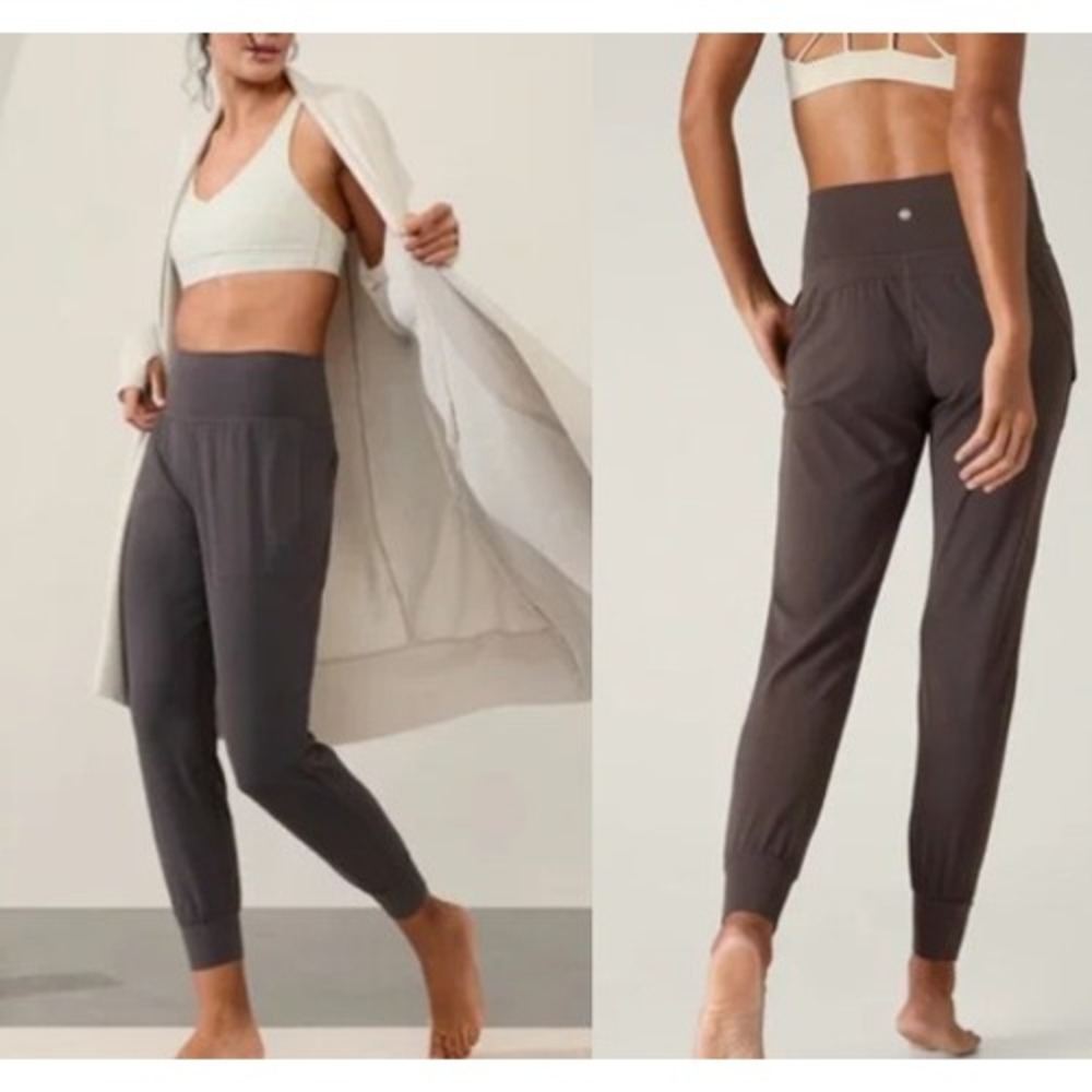 ATHLETA Salutation‎ High Rise Jogger 531288 Shale Taupe Womens XXS